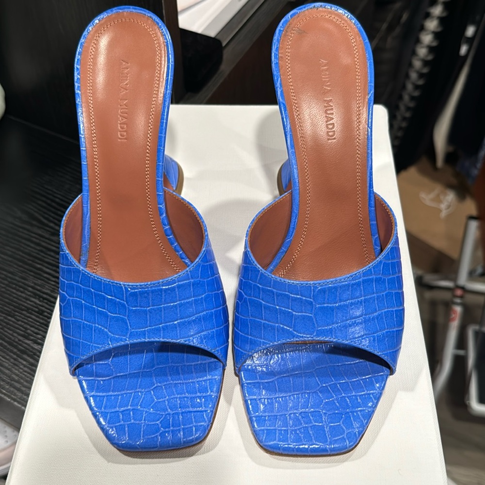 Amina Muaddi Lupita Slipper